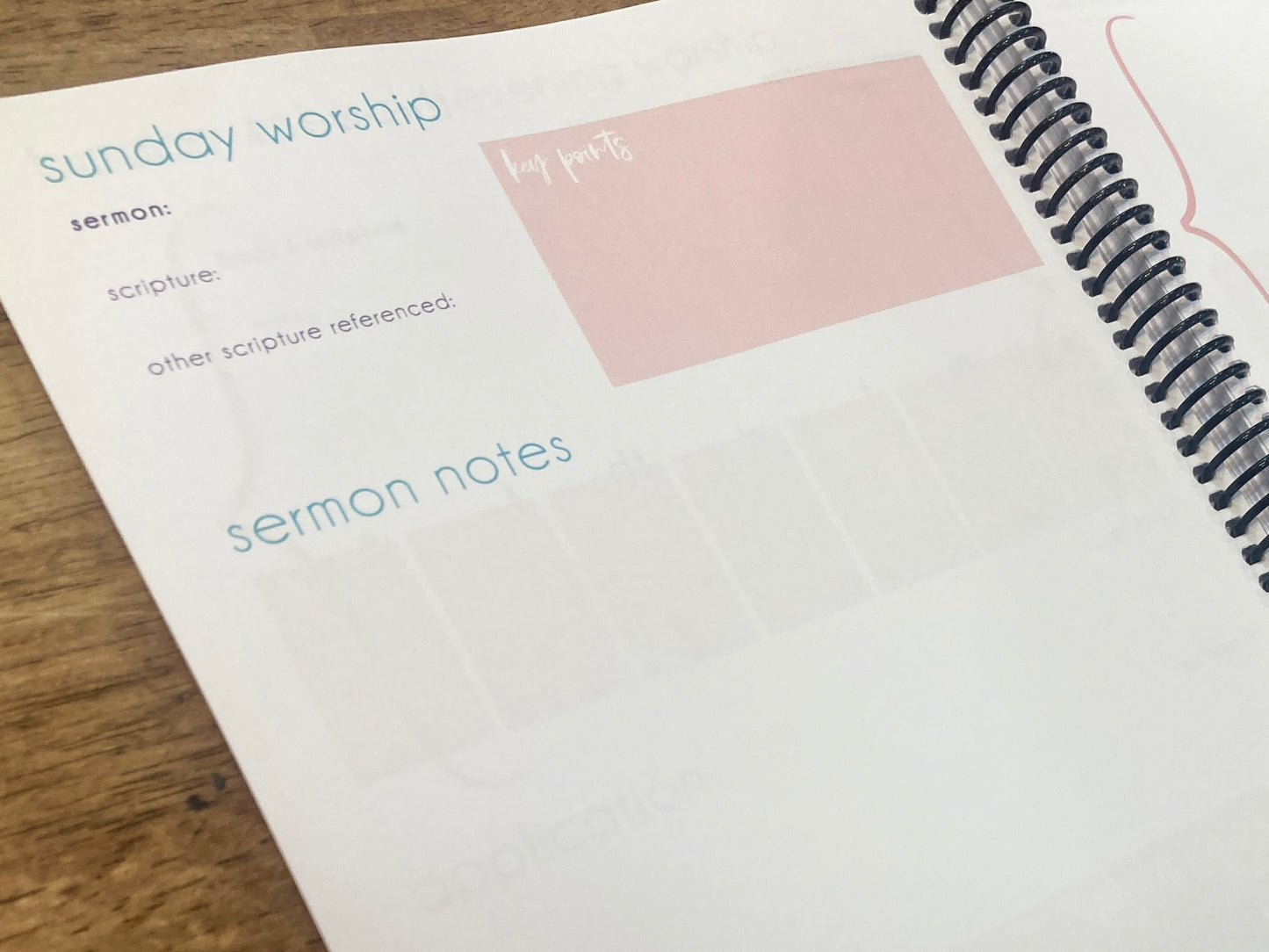 Sunday Worship Journal