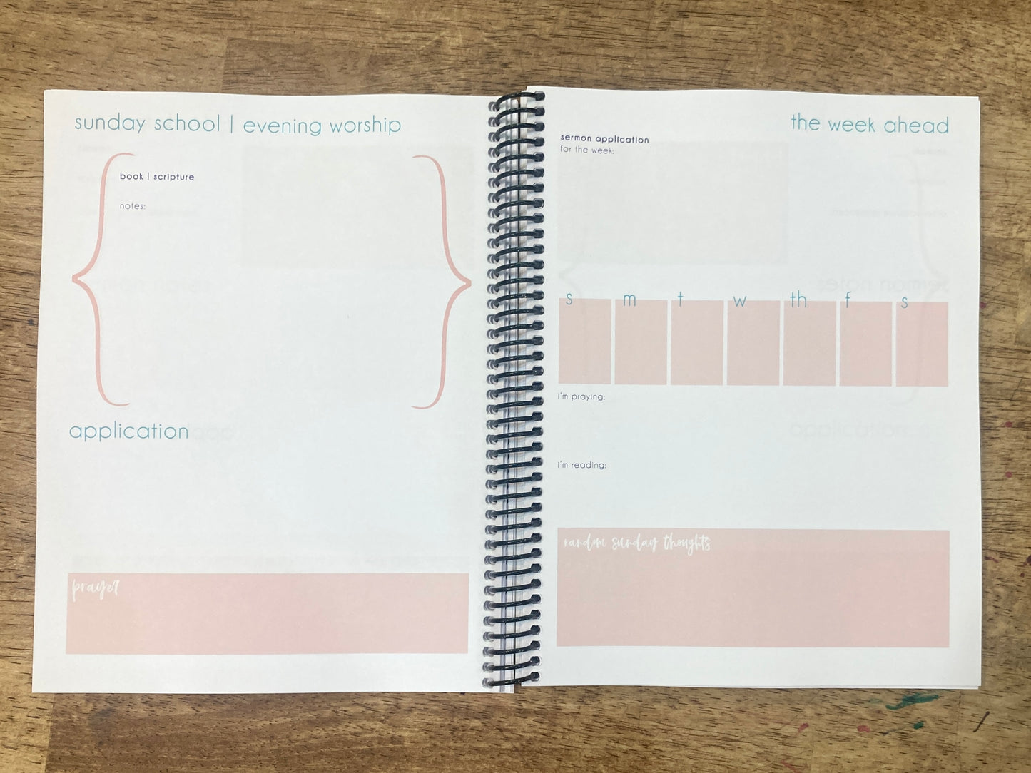 Sunday Worship Journal